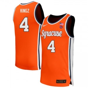 #4 Nate Kingz Syracuse University Orange Mens Jerseys 2025 College Basketball 355336-637